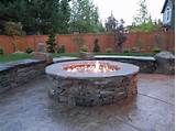 Stacked Stone Gas Fire Pit Pictures