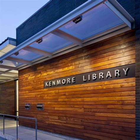 Kenmore Library Weinstein A Signage Design Entrance Signage
