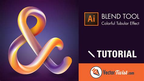 Illustrator Blend Tool How To Create A Colorful Tubular Effect
