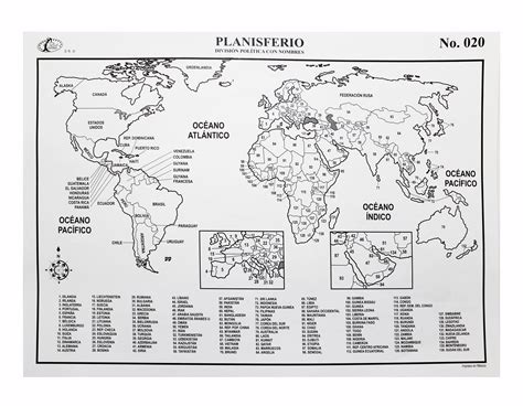 Planisferio Con Nombre Para Imprimir Mapas And Maps Planisferio Con