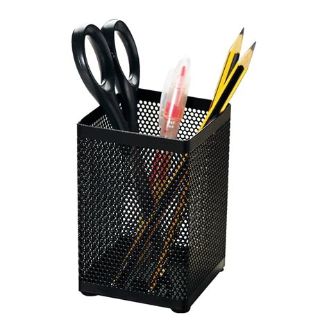 Comix Mesh Pencil Pen Holder Square Pen Organizer