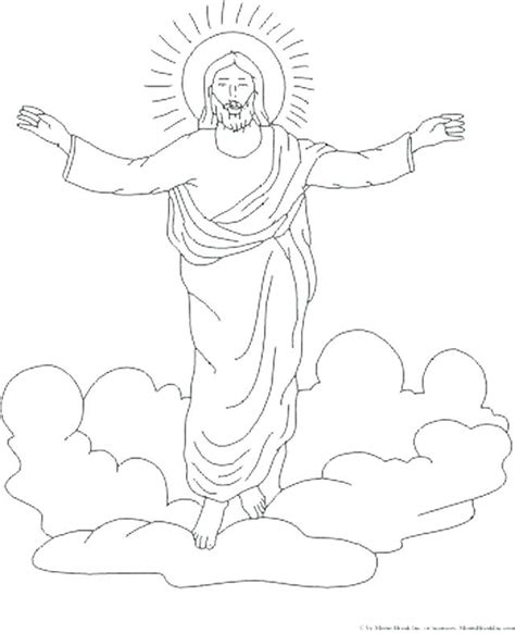 Jesus Resurrection Coloring Page At Free Printable