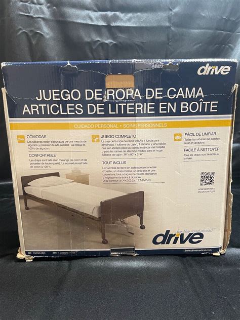 Hospital Bed By Drive Medical With Bedding In A Box 822383211794 Ebay