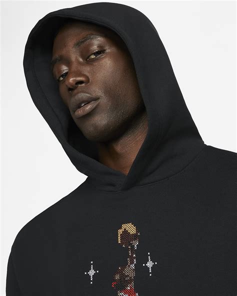 Jordan Essentials Mens Graphic Fleece Hoodie Nike Lu