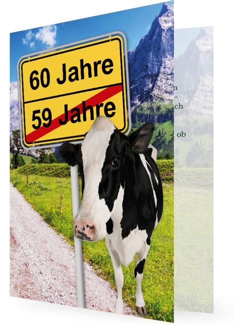 Schönes gerahmtes bild für den 40. Witzige Einladung zum 60. Geburtstag | Familieneinladungen.de