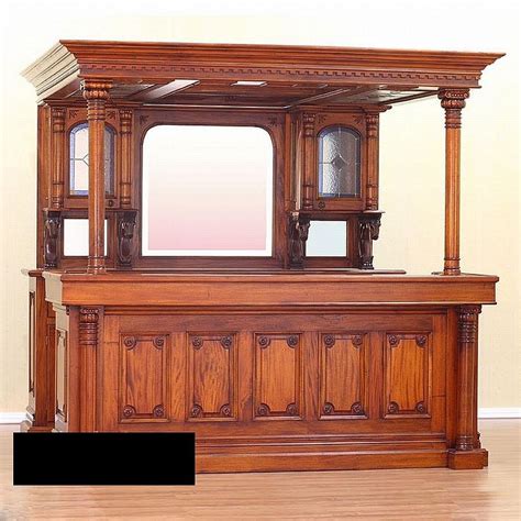 Explore the fascinating range of home bar canopy now. Solid Mahogany Canopy Home Pub Bar with Mirrors & Stained ...