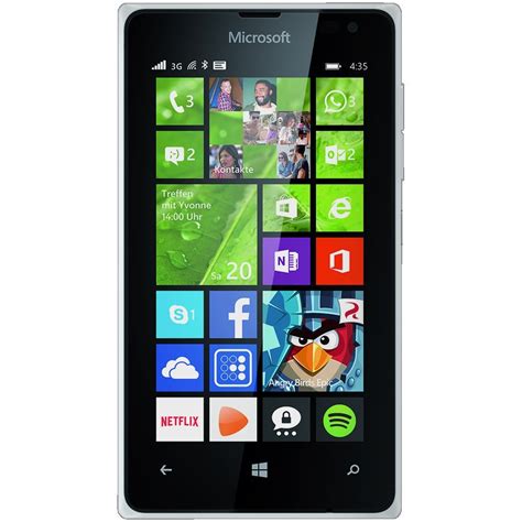Celular Microsoft Lumia 435 Tv Dual Windows Phone 81 Branco R 418