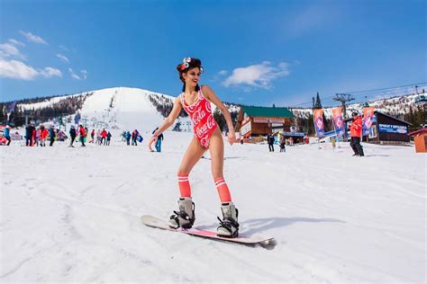 The Annual Bikini Ski Day In Siberia Check More At Iamkomex