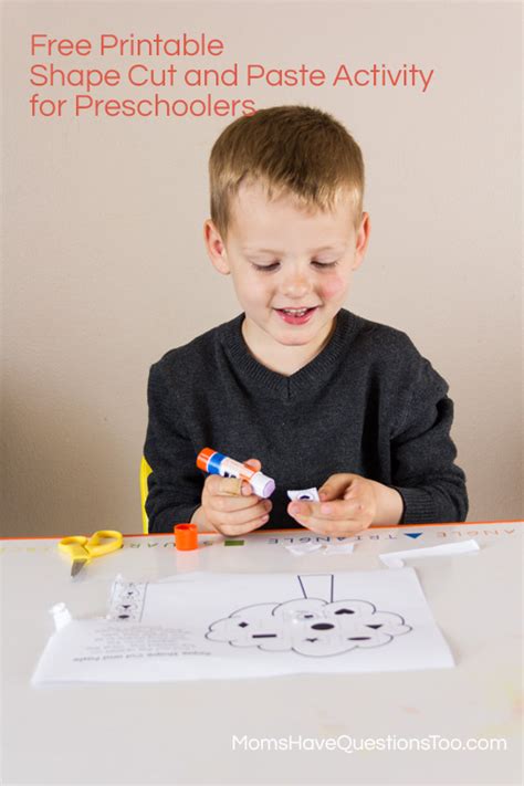 We've rounded up all kinds of free winter worksheets for kids, both educational and just for fun to keep your little one smiling this winter. Cut and Paste Shape Apple Tree Activity - Moms Have ...