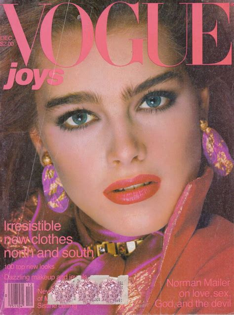 1980 Vogue Fashion Magazine Brooke Shields Kelly Lebrock Diana Etsy