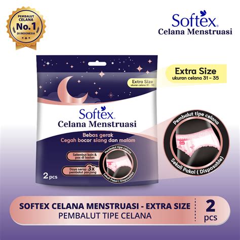 Jual Softex Celana Menstruasi Extra Size 2s Shopee Indonesia