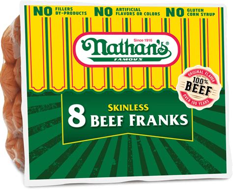 Nathan S Famous Skinless Beef Franks Ubicaciondepersonas Cdmx Gob Mx