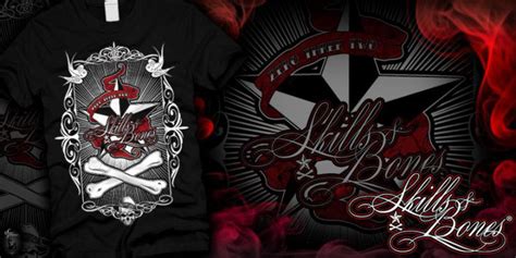Skills And Bones Clothing Co Apparel Designs On Behance
