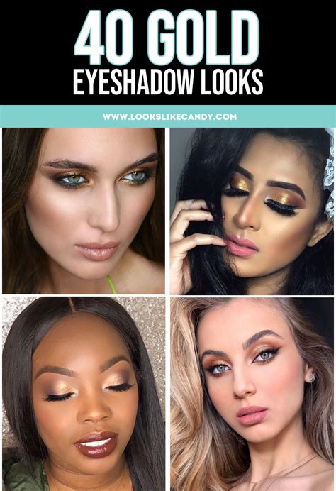 Updated Glamorous Gold Eyeshadow Looks