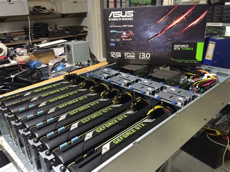 The best graphics cards for mining are top models from amd and nvidia manufacturing companies, which are described in detail below in the the advantages of mining on video cards are the ability to create passive income, the ability to mine several crypto assets at once, and the lack of the need to. Mining with a 8X GPU GeForce GTX TITAN X System - Crypto ...