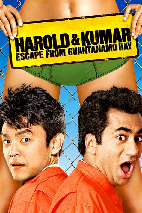 Harold And Kumar Escape From Guantanamo Bahía 2008 Poster Stoner