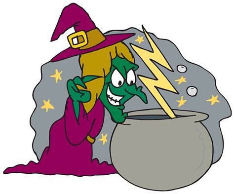 Halloween Cartoon Witches