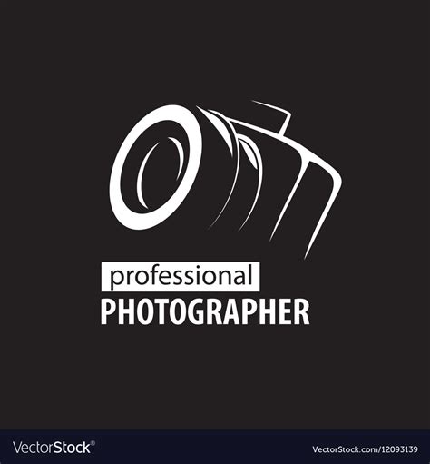 Logo Camera The Photographer Royalty Free Vector Image
