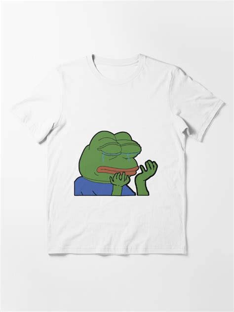 Pepehands Meme Emoji Sticker Twitch Emote T Shirt By Mafrum Redbubble