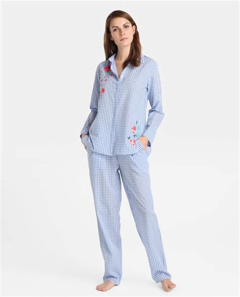 Pijama De Mujer Énfasis Con Cuadros Vichy Y Botones · Énfasis · Moda · El Corte Inglés