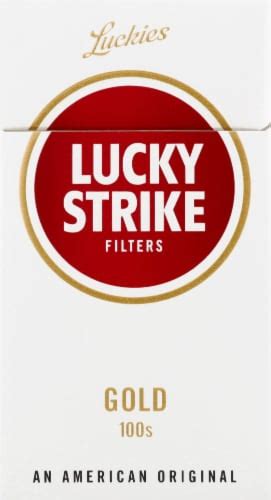 Lucky Strike Filters Gold 100s Cigarettes 20 Ct Ralphs