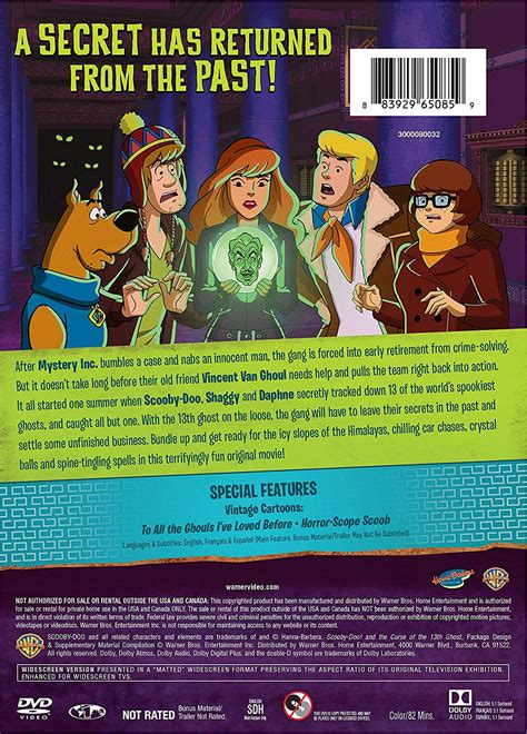 Scooby Doo And The Curse Of The 13th Ghost Home Media Scoobypedia Fandom