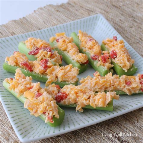 This is not your standard prepared pimento cheese at the grocery store. Pimento Cheese Boats | Recipe | Football snacks, Healthy ...
