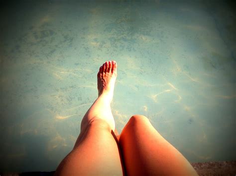 Free Photo Feet Legs Foot Water Pool Swim Free