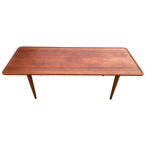 Stained Oak Coffee Table Designed By Hans J Wegner For Getama Denmark