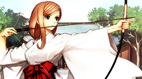 3840x2160 Resolution Brown Haired Anime Character Holding A Bow Hd