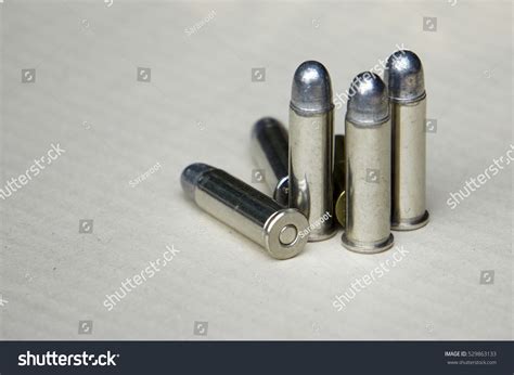 Silver Bullet Revolver Hand Gun Stock Photo 529863133 Shutterstock
