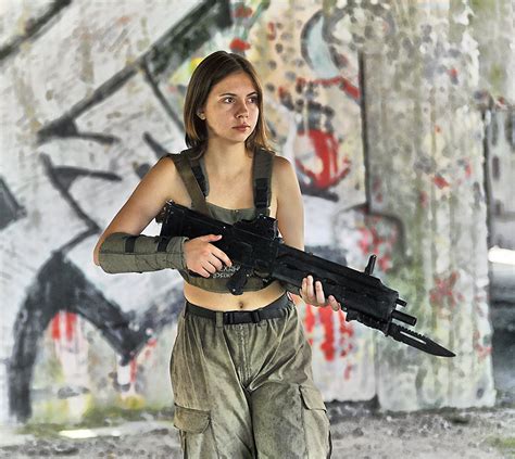 Polina With Rifle By Ohlopkov On Deviantart