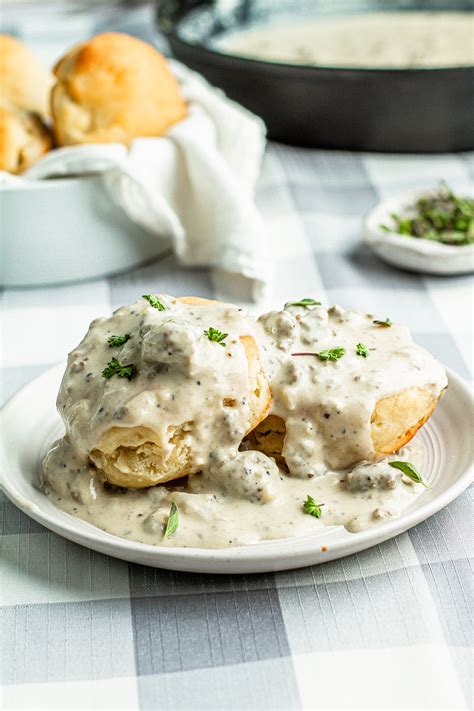 Biscuits And Gravy With Turkey Sausage Recipe Meiko And The Dish