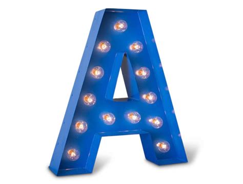 24 Marquee Letters Marquee Letter Light Up Letter Marquee Letter A