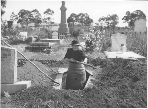 Josephine Smith Digging A Grave At The Drouin Cemetery Vi Flickr