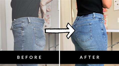 How To Alter Jeans Waistbands So They Are Adjustable And Fit Perfectly