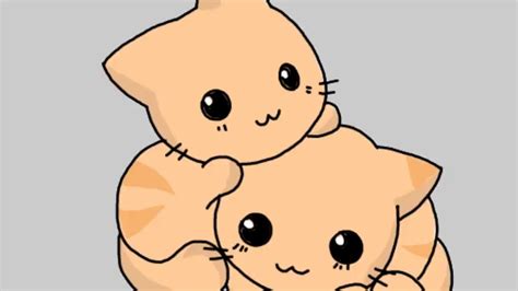 Anime Kawaii Chibi Cute Cat Drawing In Kawaii Cat Drawing Hot Sex Picture