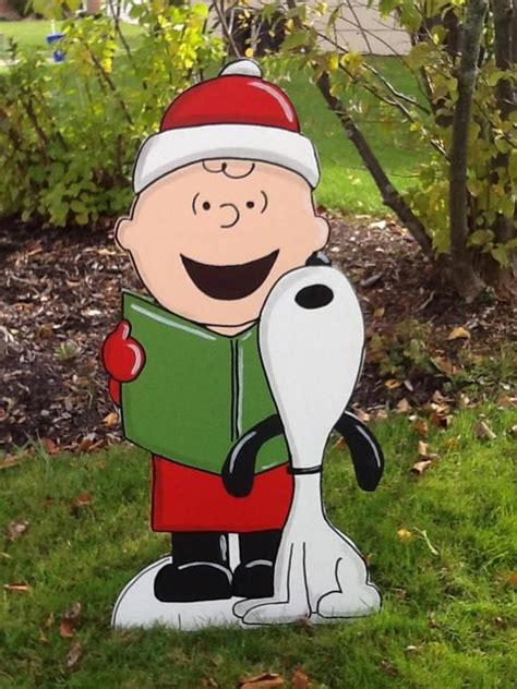 Christmas Cutouts Christmas Yard Art Peanuts Christmas Snoopy