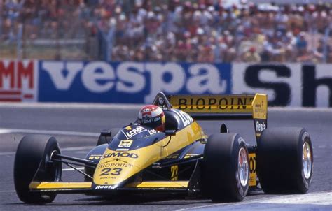 1987 Adrián Campos Gp De Francia En Paul Ricardo Con Minardi M187