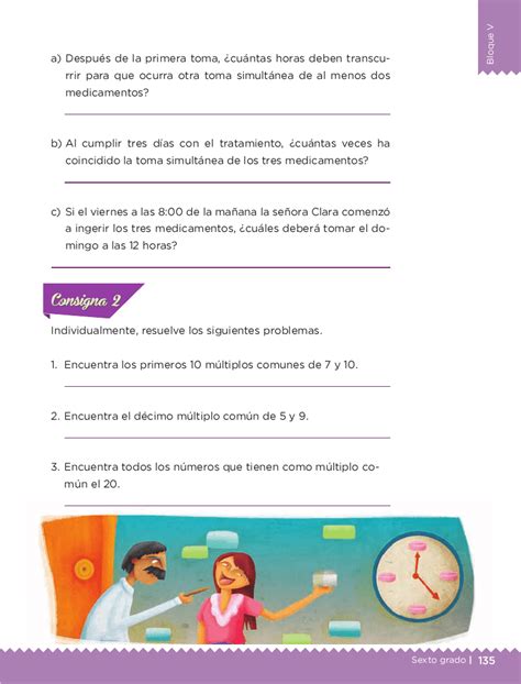 Libro para el alumno grado 6° generación primaria Los medicamentos - Desafíos matemáticos 6to Bloque 5to ...