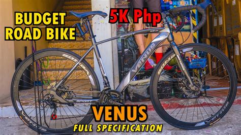 Venus 2022 Cheapest Budget Road Bike 5k Php Lang Youtube