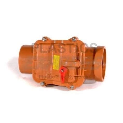 110mm Non Return Valve Single Flap Underground Drainage