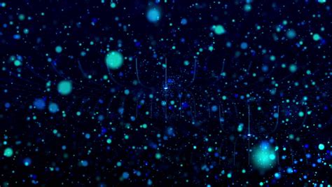 Futuristic Loop Video Animation With Moving Light Particles Stock