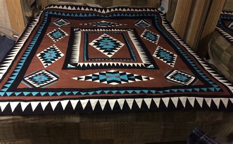Navajo Cabin Quilt That I Am Making From A Photo That We Saw Still