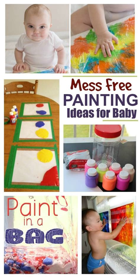 Baby Paint Activities Baby Art Activities Baby Art Projects Infant
