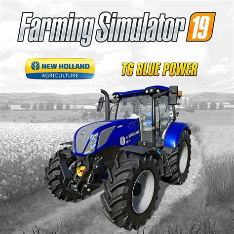 Farming Simulator 19 New Holland T6 Blue Power DLC