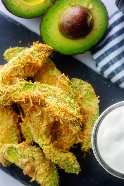 Crispy Low Carb Avocado Fries In The Air Fryer