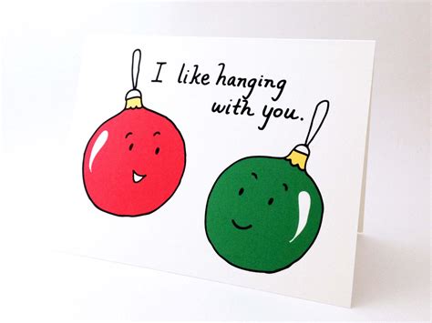 cute best friend christmas card punny holiday love card etsy cute christmas cards