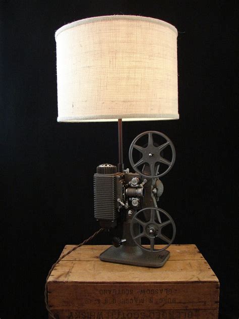 Upcycled Vintage Revere 8mm Projector Lamp