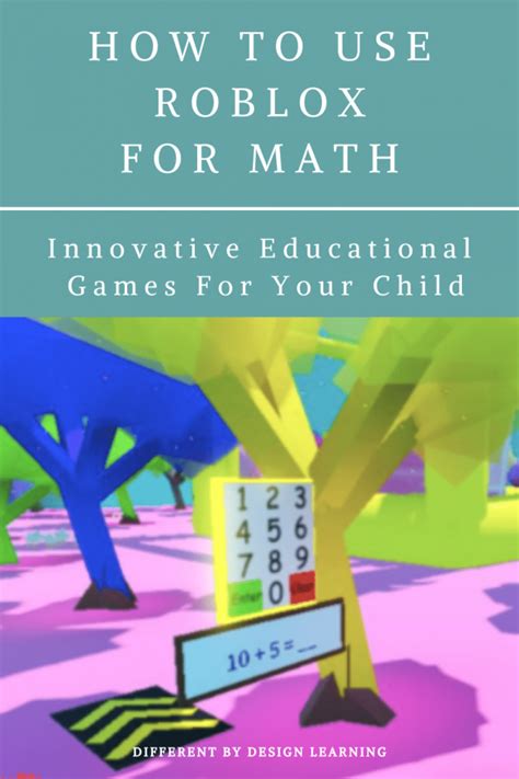 Using Roblox For Math Innovative Educational Games For Your Child